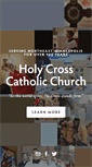 Mobile Screenshot of ourholycross.org